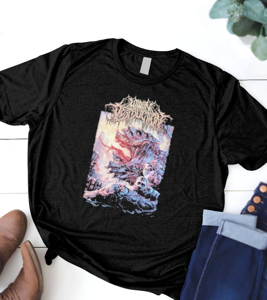 Within Destruction Deathwish Monster Art With Gory Details T-Shirt