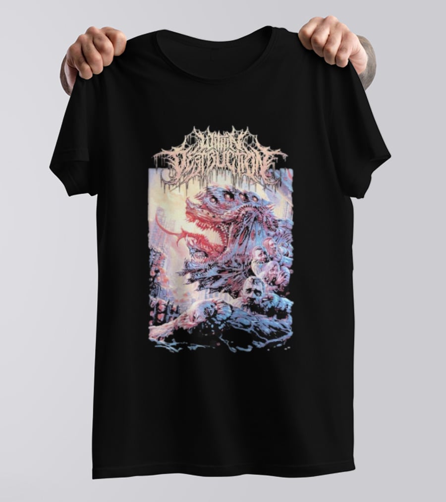 Within Destruction Deathwish Monster Art With Gory Details T-Shirt