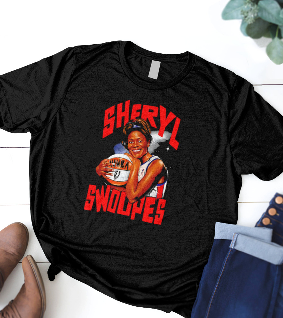 Sheryl Swoopes WNBA Women's Basketball Player T-Shirt