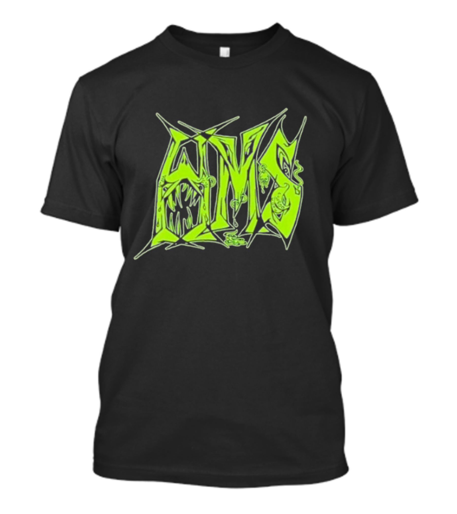 H.M.S Wolfsbane Atomic Themed Text With Monster Elements T-Shirt