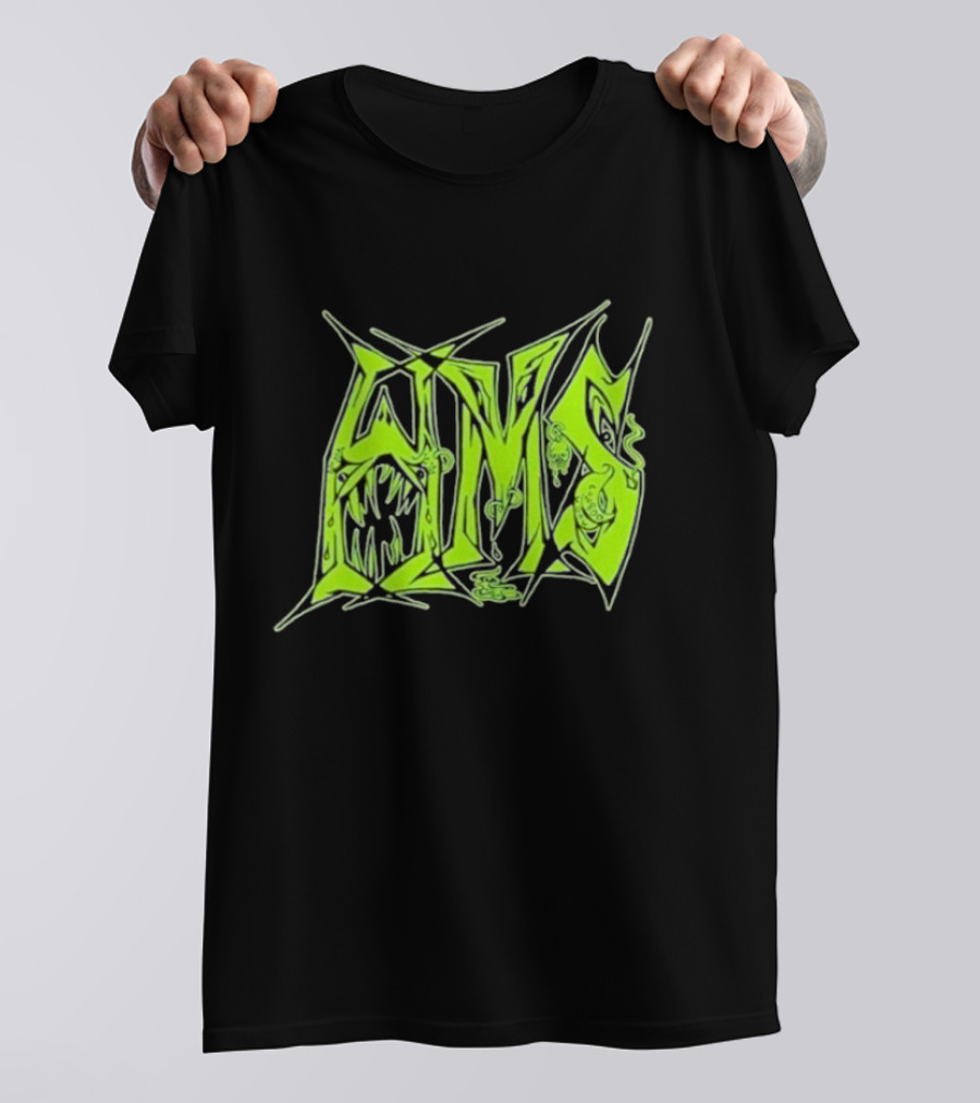 H.M.S Wolfsbane Atomic Themed Text With Monster Elements T-Shirt