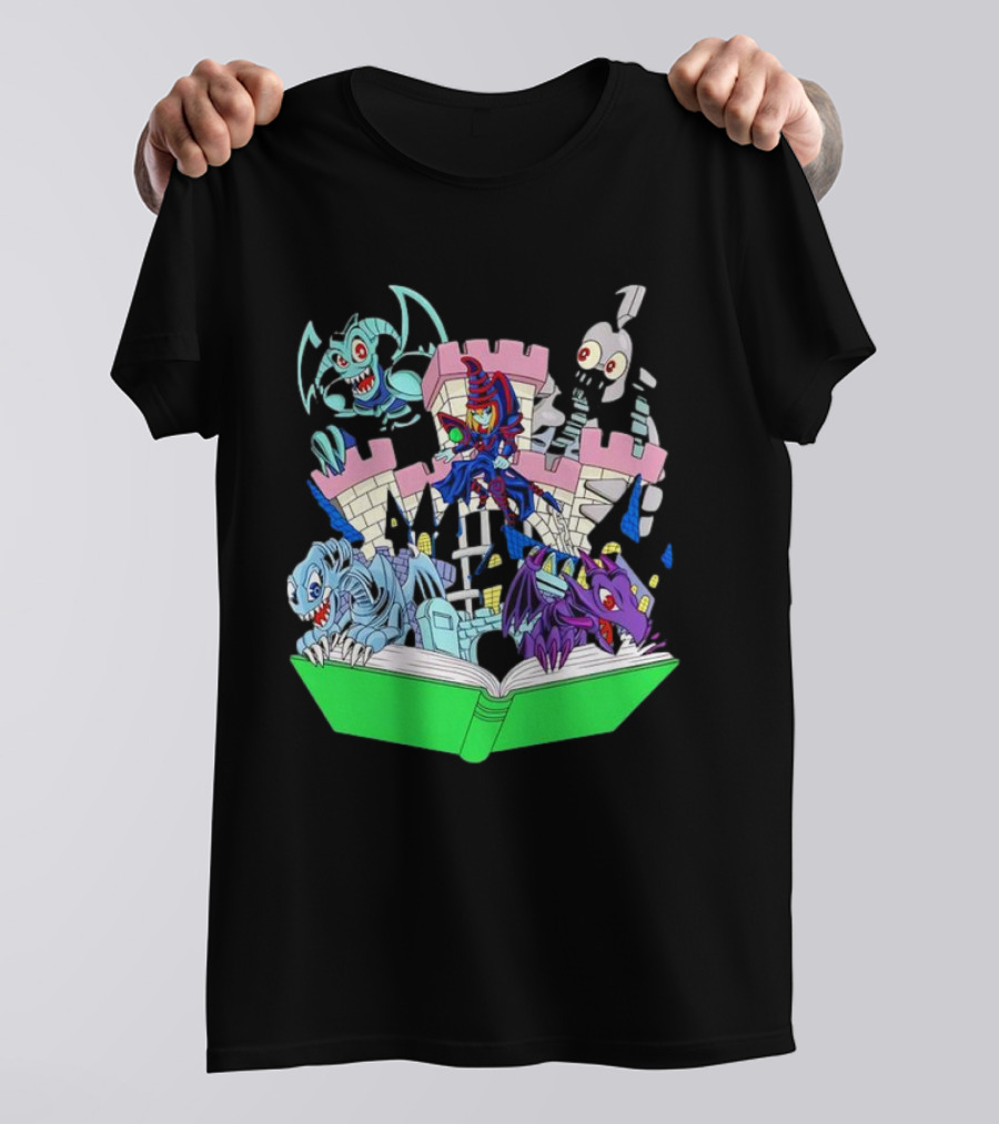 World Of Toons Castle And Creatures From Book T-Shirt
