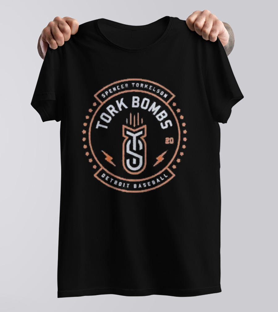 Spencer Torkelson Tork Bombs Detroit Baseball T-Shirt