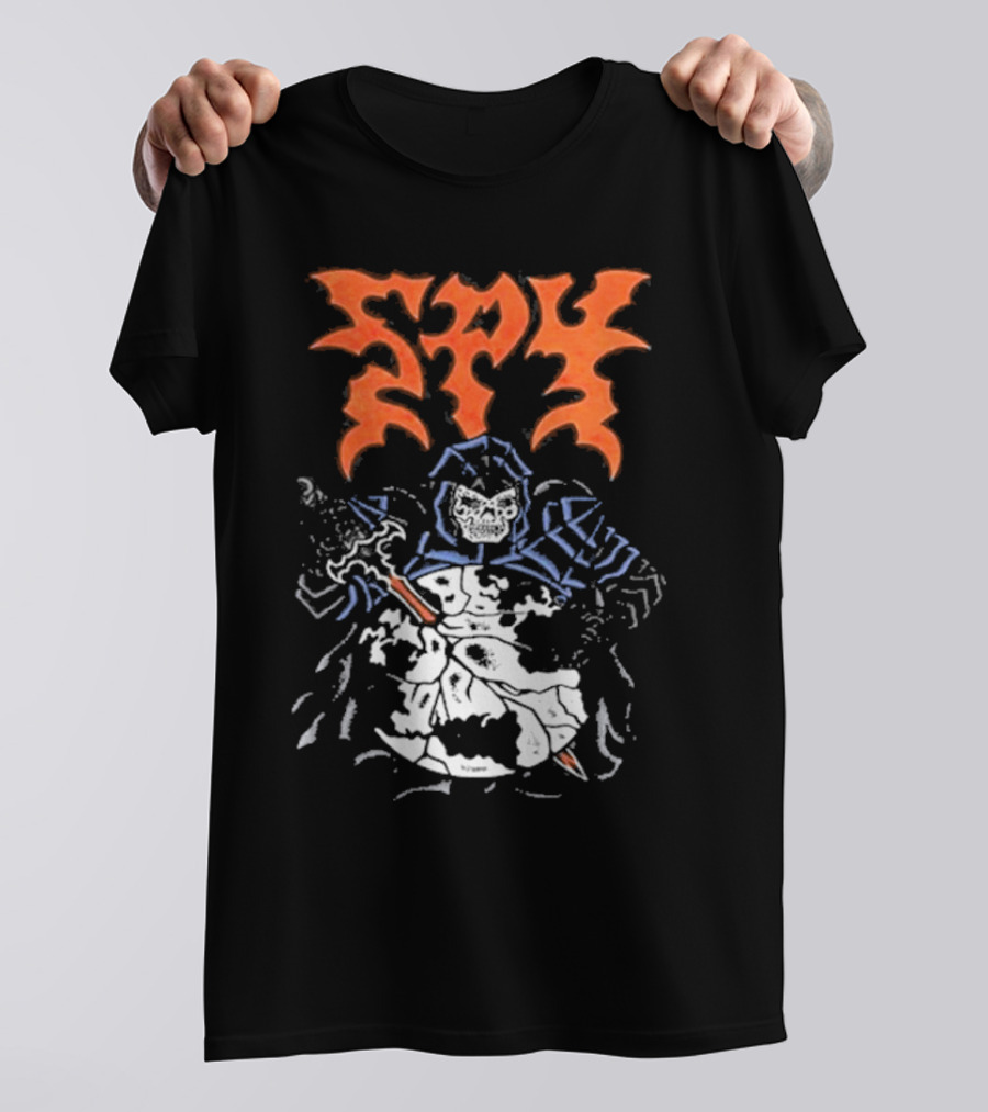 Spy DRKMTTR Apr 3 2025 Nashville TN Knife-Wielding Knight Graphic T-Shirt