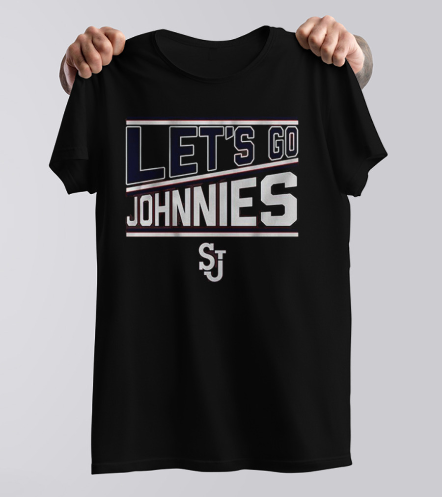St. John’s Basketball Let's Go Johnnies SJ T-Shirt