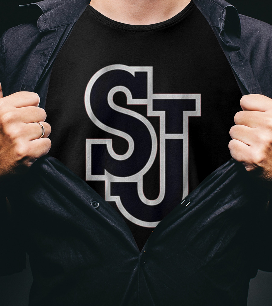 St John's Red Storm SJ Emblem T-Shirt