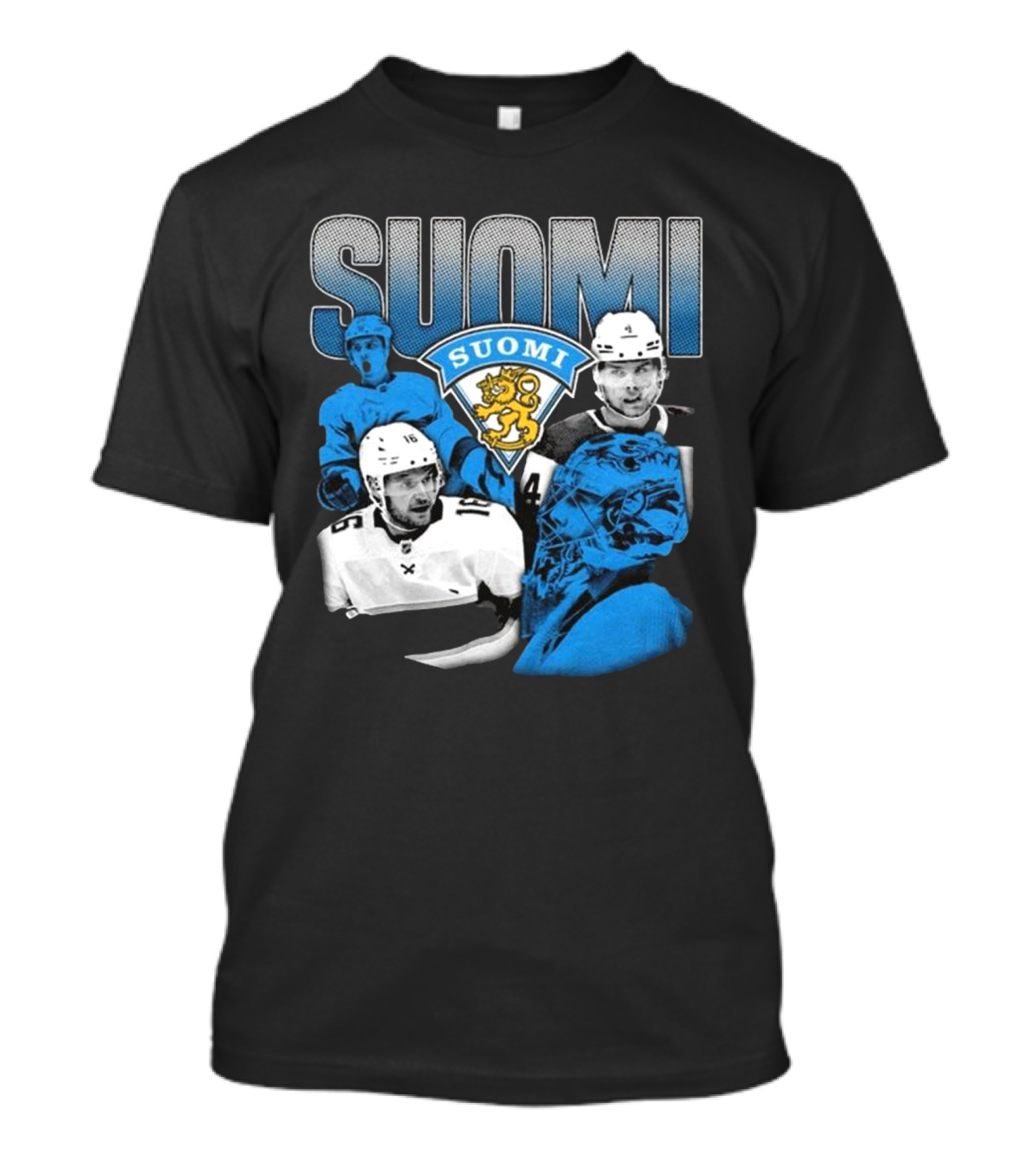 Suomi 4 Nations Team Finland Ice Hockey Players T-Shirt