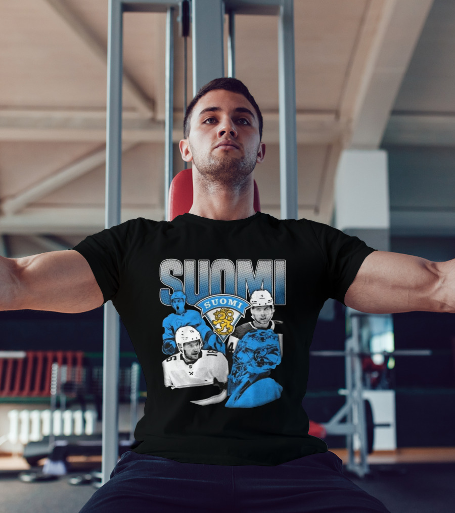 Suomi 4 Nations Team Finland Ice Hockey Players T-Shirt