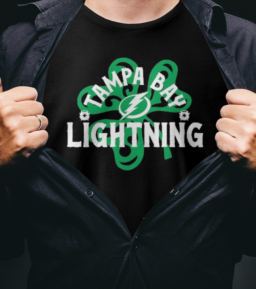 Tampa Bay Lightning St. Patrick’s Day Shamrock T-Shirt