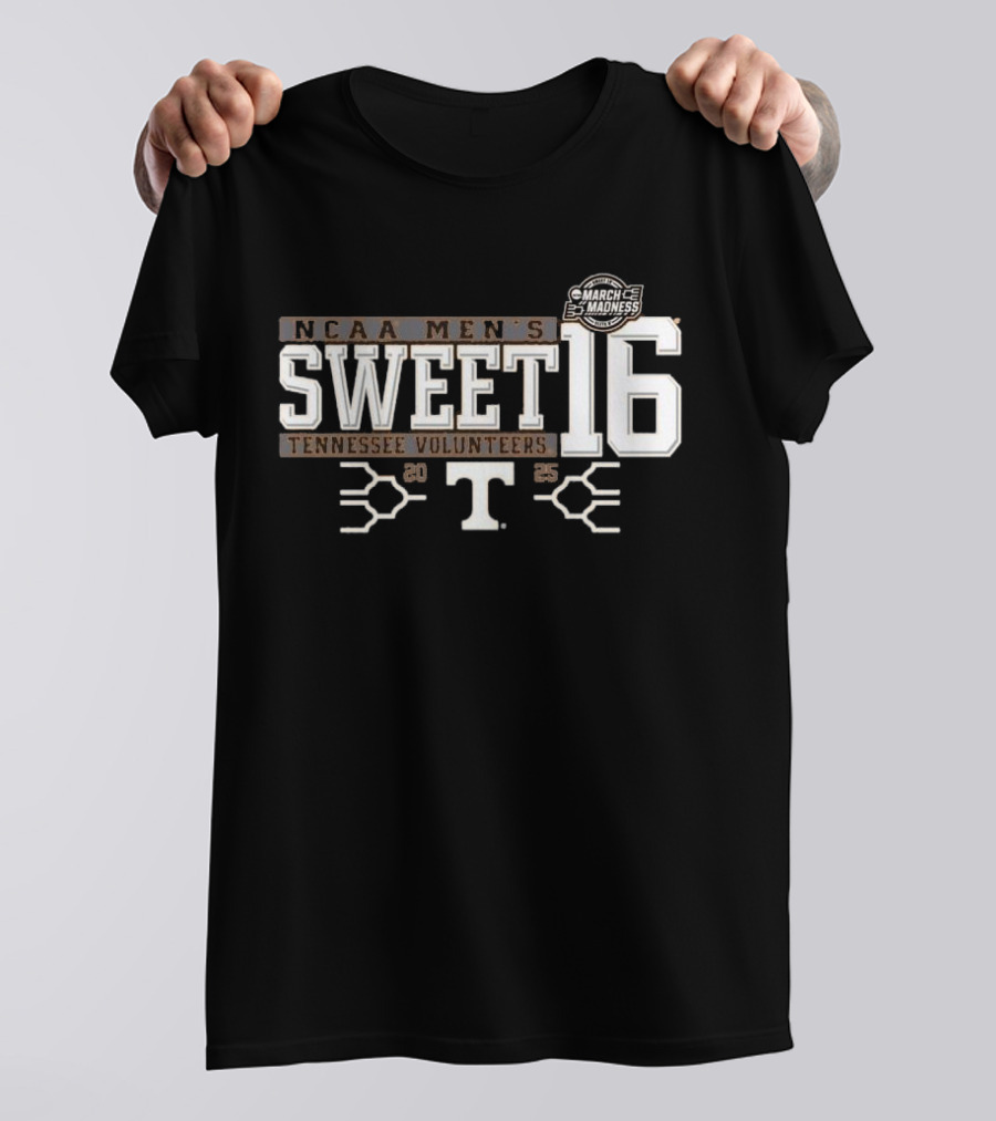 NCAA Men's Sweet Sixteen Tennessee Volunteers March Madness 2025 T-Shirt