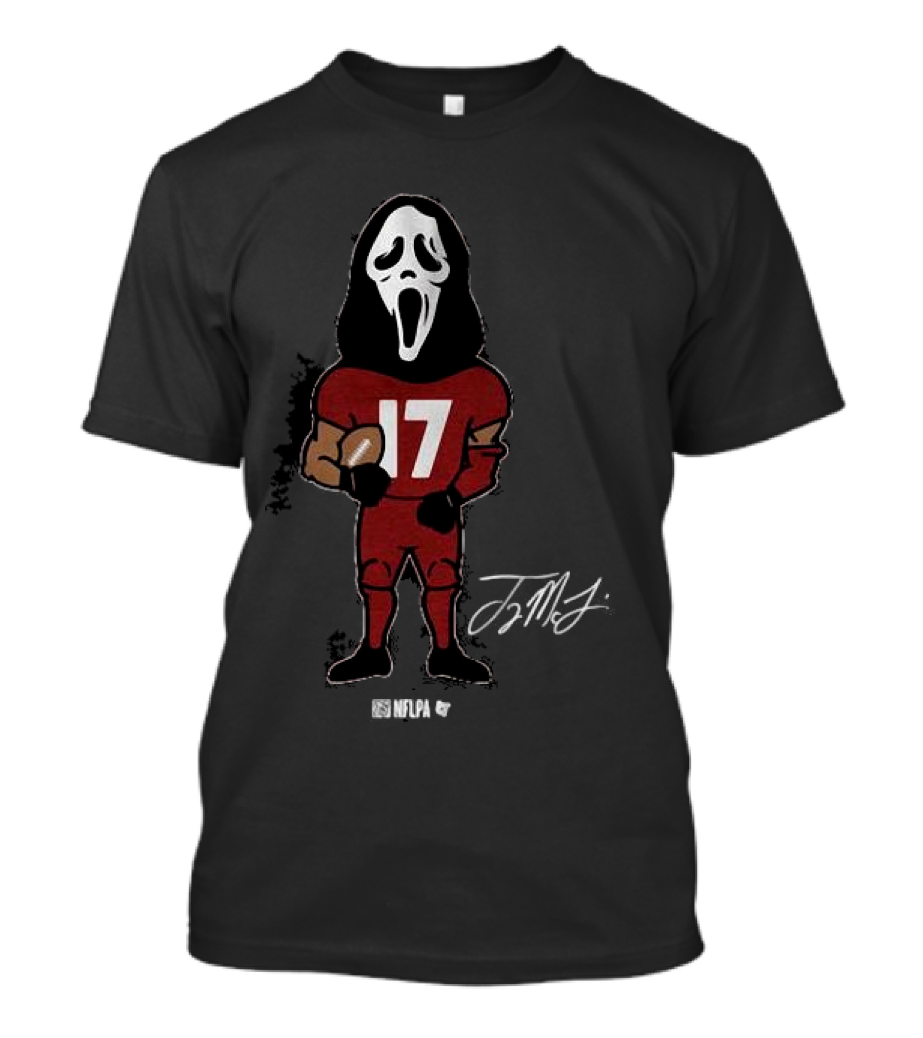 Terry McLaurin Scary Terry 17 Football Player Mask T-Shirt