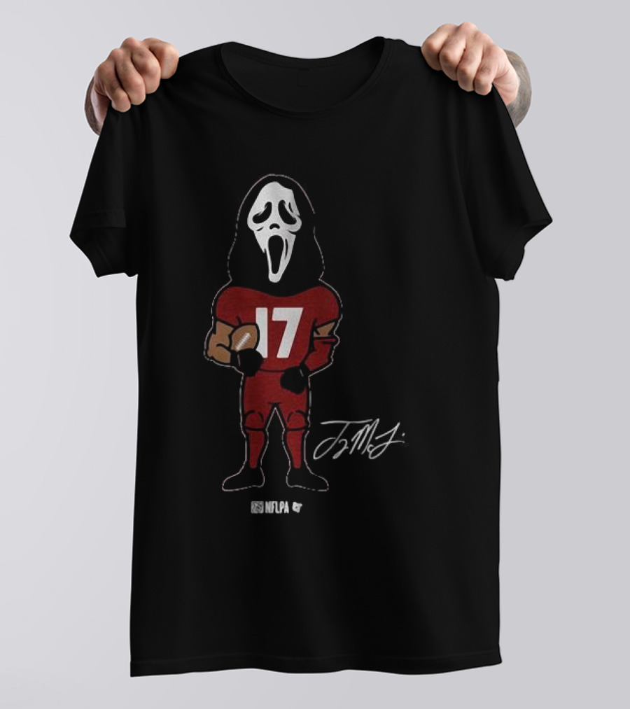 Terry McLaurin Scary Terry 17 Football Player Mask T-Shirt