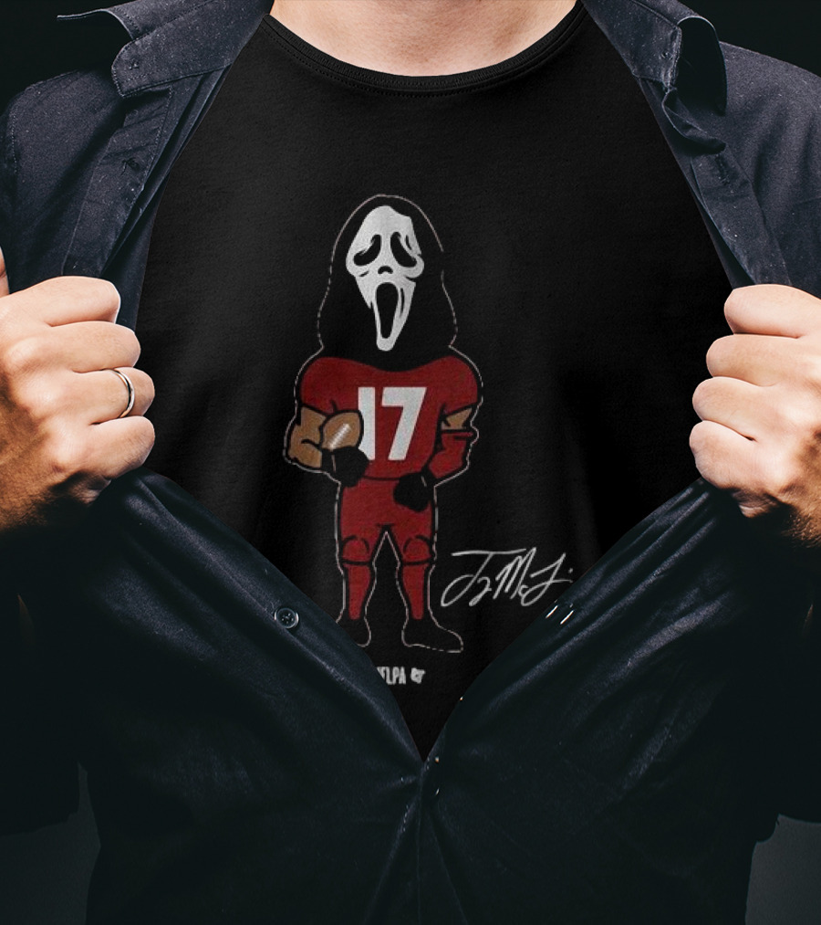 Terry McLaurin Scary Terry 17 Football Player Mask T-Shirt