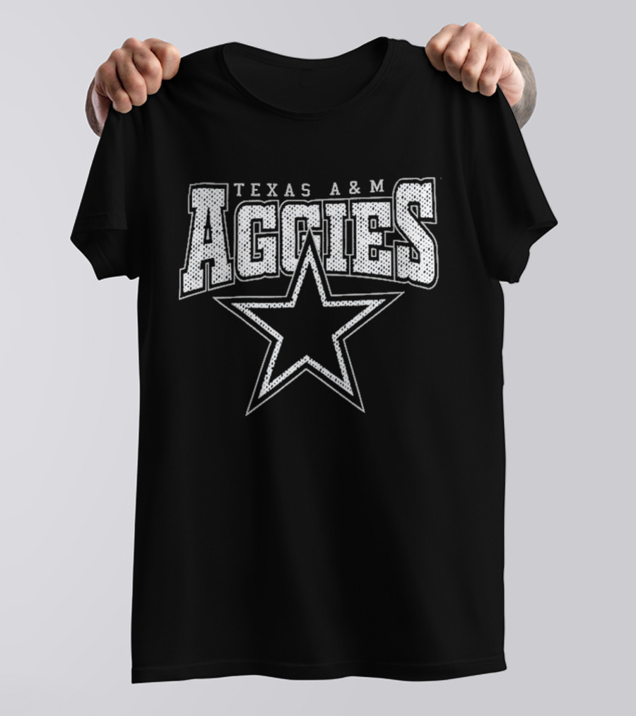 Texas A&M Aggies Star Logo Iconic College Team Apparel T-Shirt