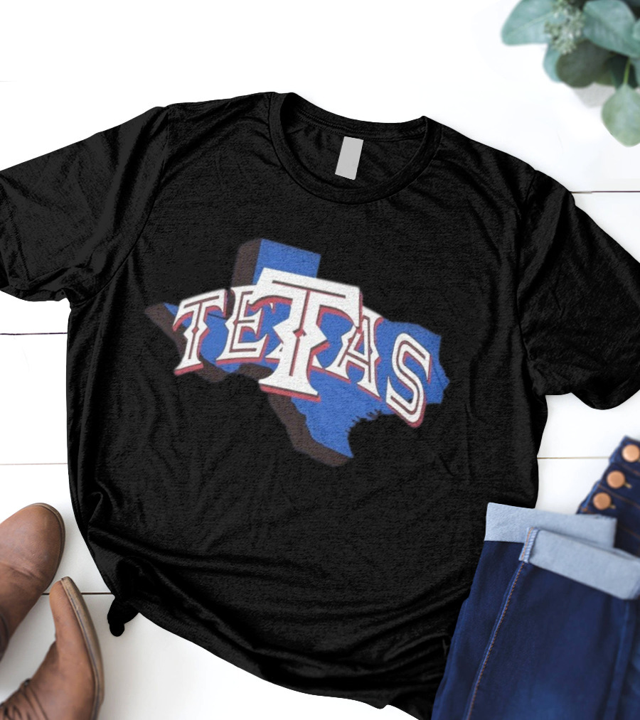 Texas Not Tetas Humor Texas Pride Map Design T-Shirt