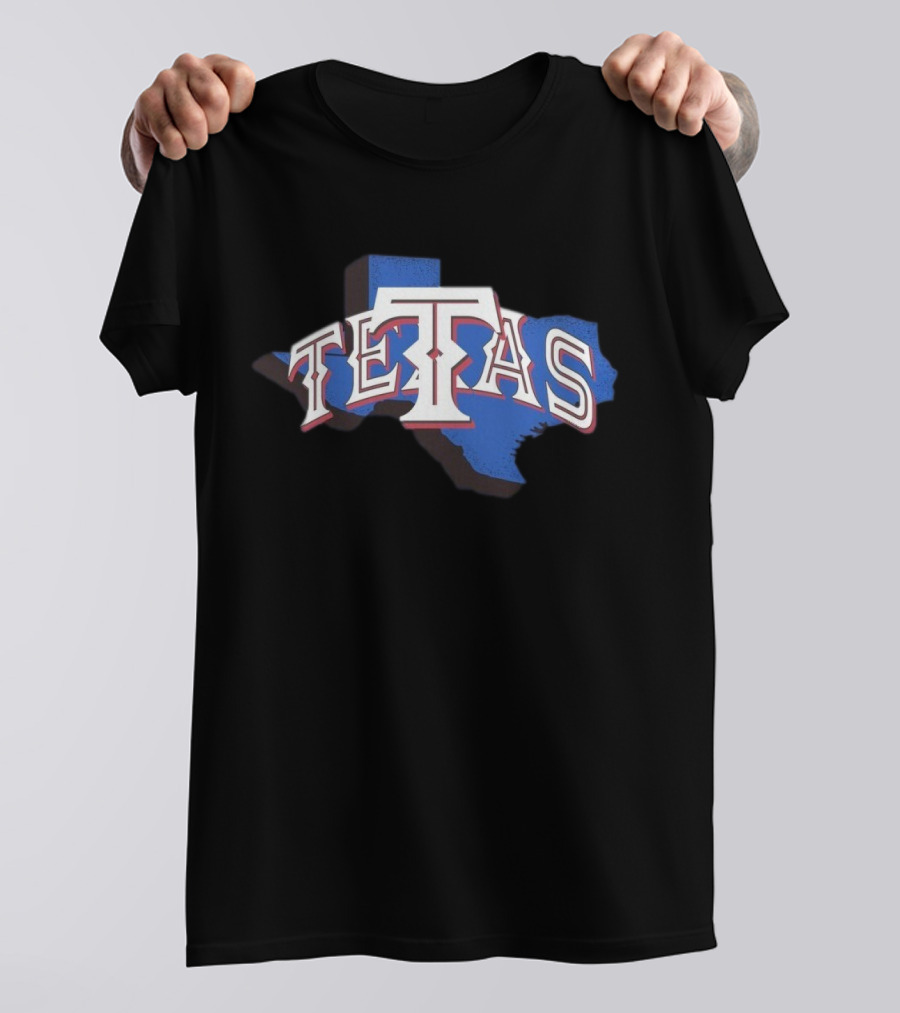 Texas Not Tetas Humor Texas Pride Map Design T-Shirt