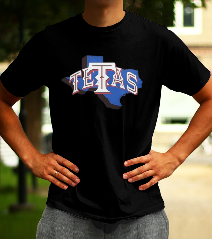Texas Not Tetas Humor Texas Pride Map Design T-Shirt
