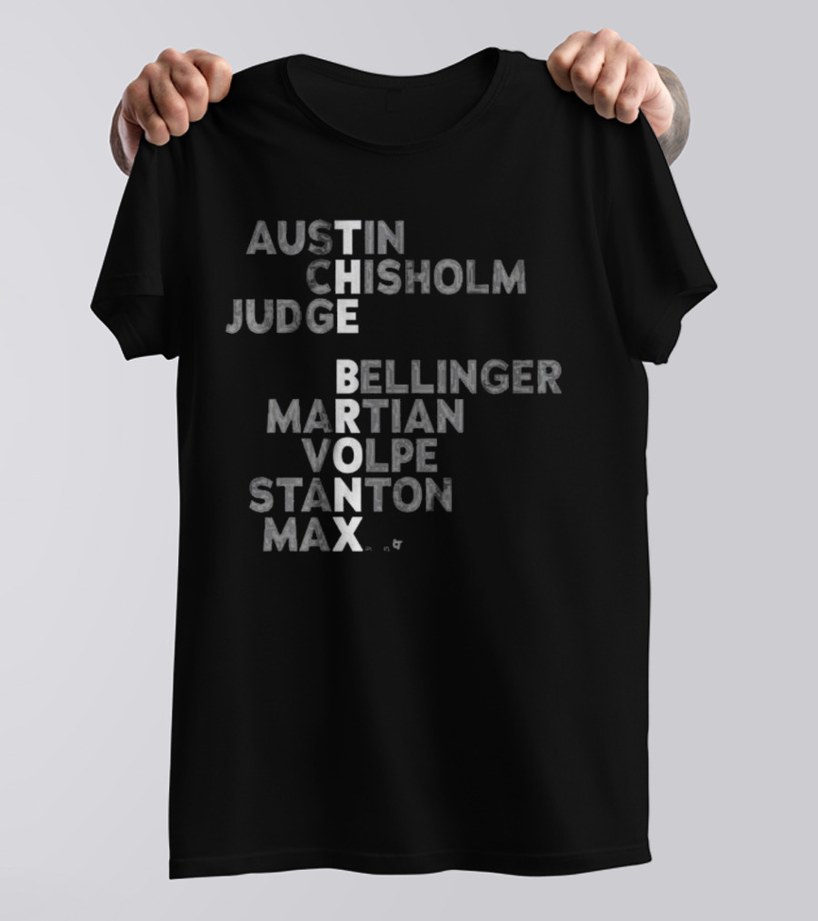 Austin Chisholm Judge The Bronx Bellinger Martian Volpe Stanton Max 2025 T-Shirt