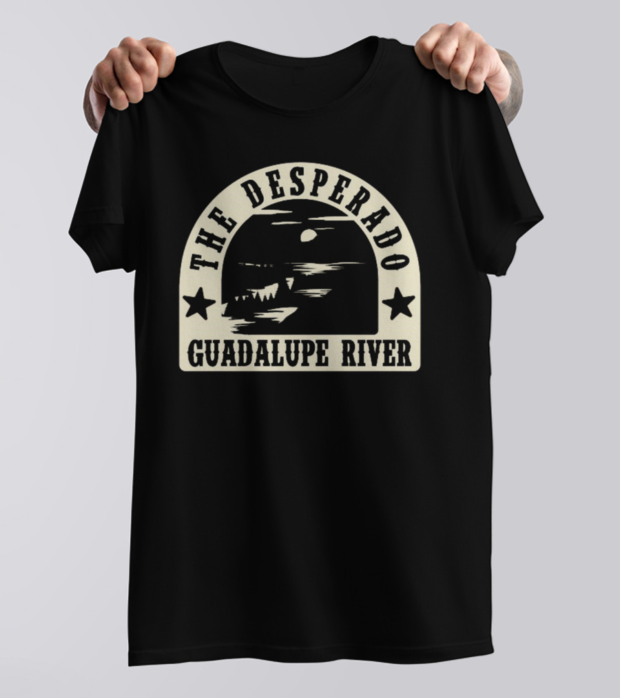 The Desperado Guadalupe River Sunset Stars T-Shirt