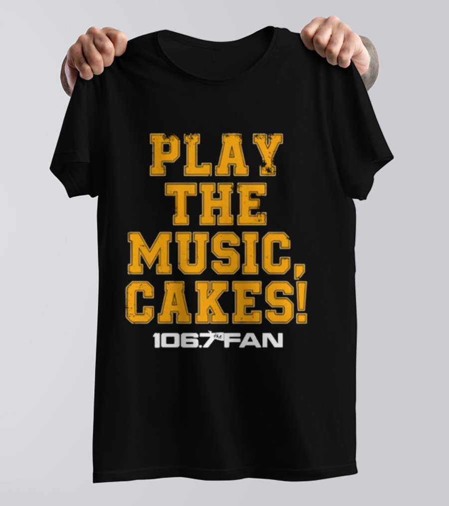 106.7 The Fan Play The Music Cakes The Junkies T-Shirt