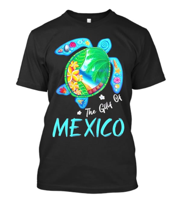 The Gulf Of Mexico Turtle Summer Beach Souvenir T-Shirt