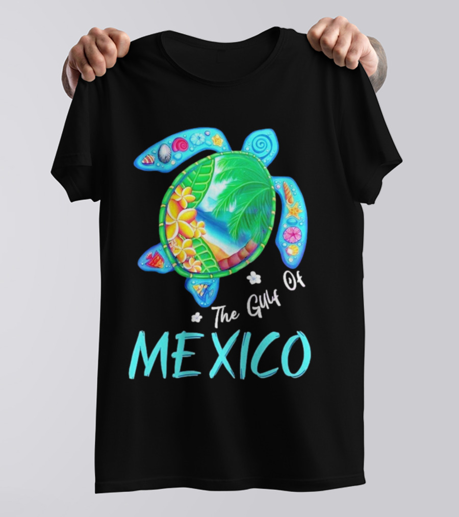 The Gulf Of Mexico Turtle Summer Beach Souvenir T-Shirt