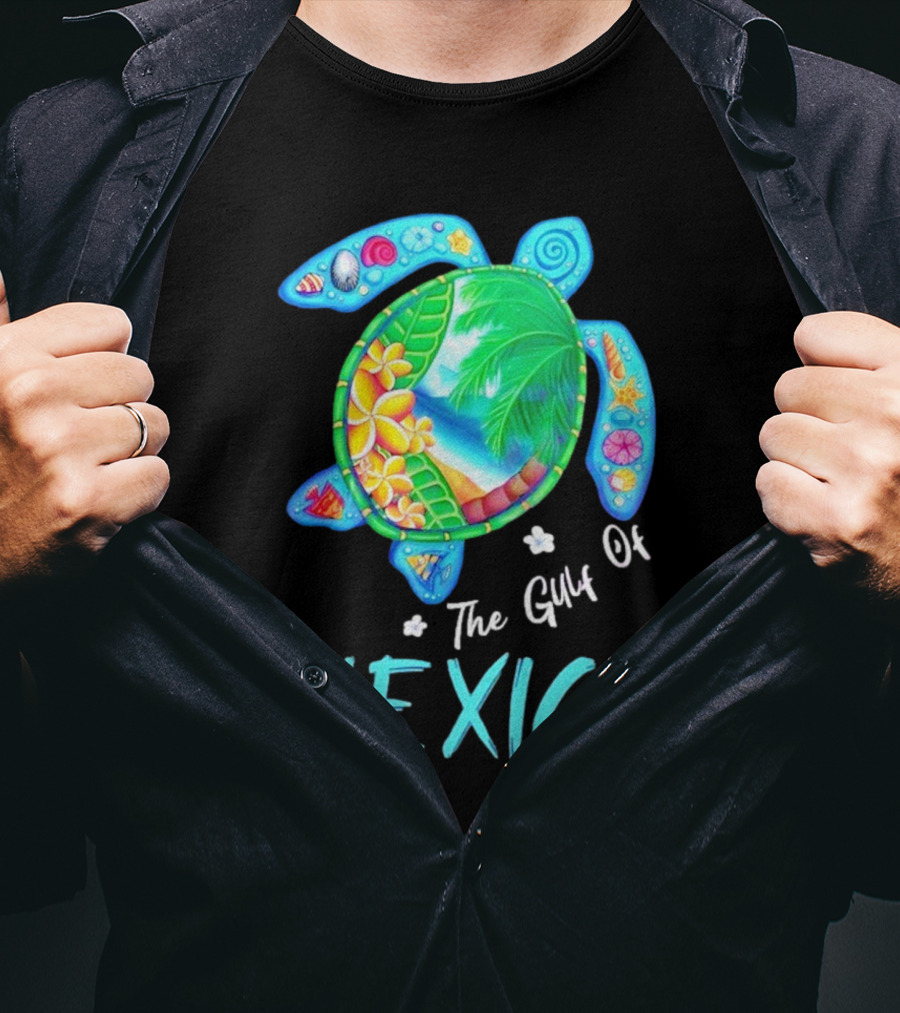The Gulf Of Mexico Turtle Summer Beach Souvenir T-Shirt