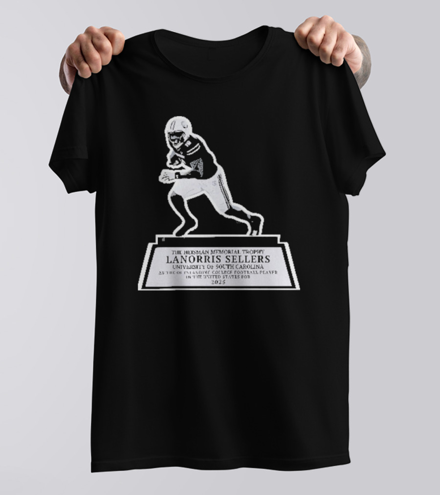 The Heisman Memorial Trophy Lanorris Sellers Football Statue T-Shirt
