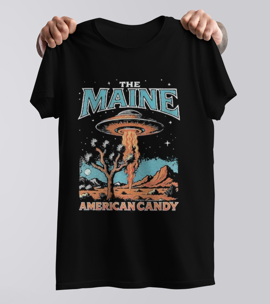 The Maine American Candy UFO Desert Scene T-Shirt