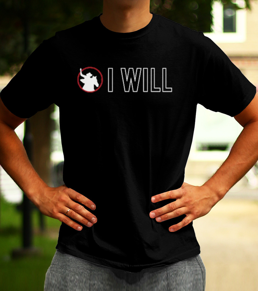 The Matador Club I Will Bullfighter Silhouette T-Shirt
