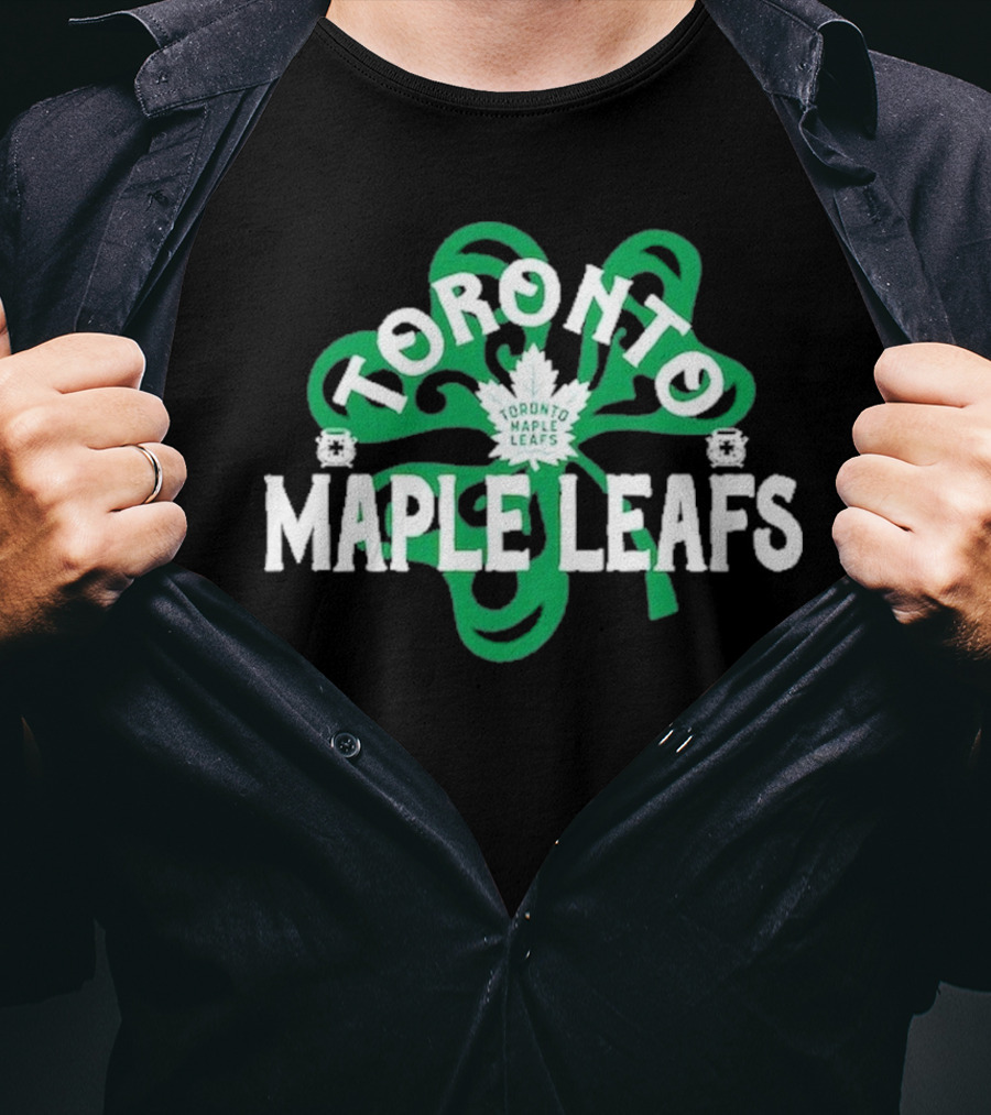 Toronto Maple Leafs St. Patrick’s Day Shamrock Richmond T-Shirt