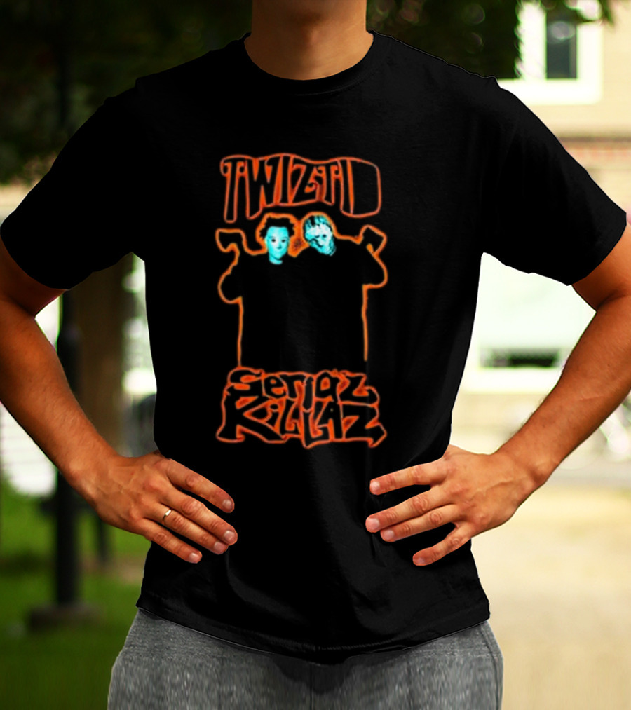 Twiztid Serial Killaz Graphic With Figures And Text T-Shirt