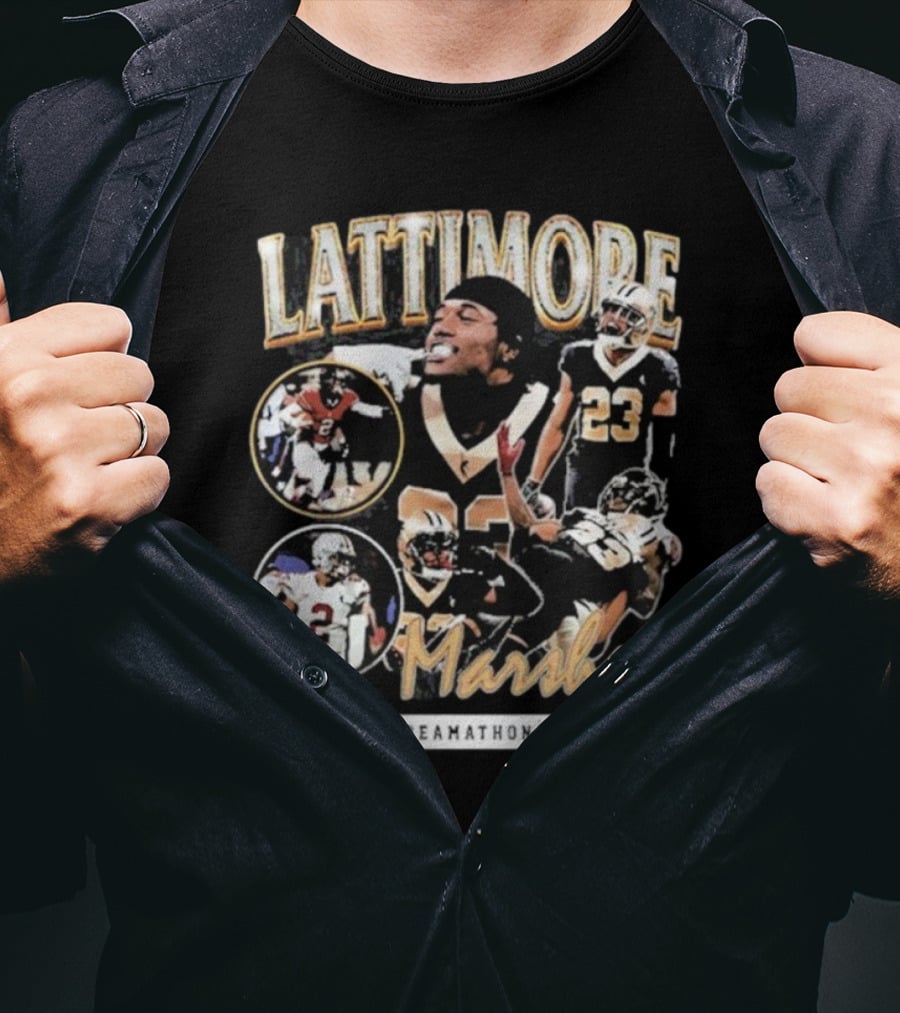 Lattimore Marshon Dreamathon Football Tribute Imagery T-Shirt