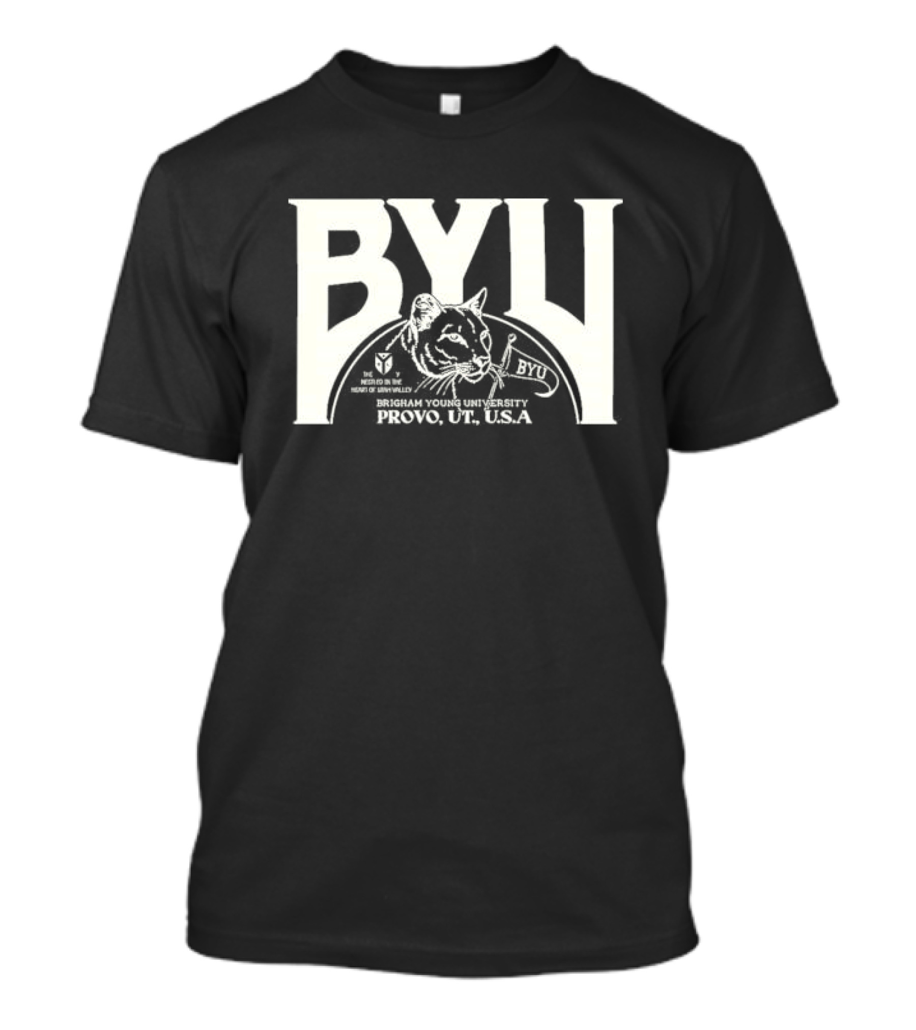 BYU Heritage Tysdyes Brigham Young Cougars Provo America T-Shirt