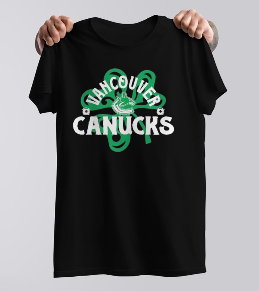 Vancouver Canucks St. Patrick’s Day Shamrock T-Shirt