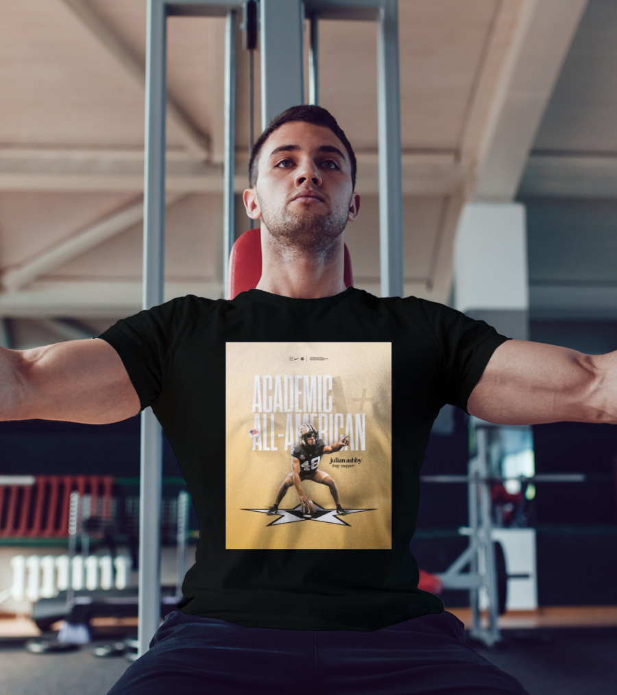Vanderbilt Football Julian Ashby Academic All-American Long Snapper T-Shirt