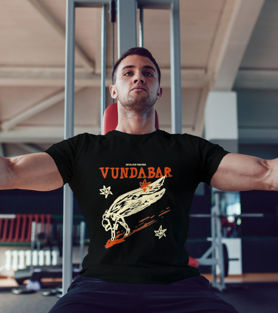 Vundabar Devil For The Fire Winged Creature And Stars T-Shirt
