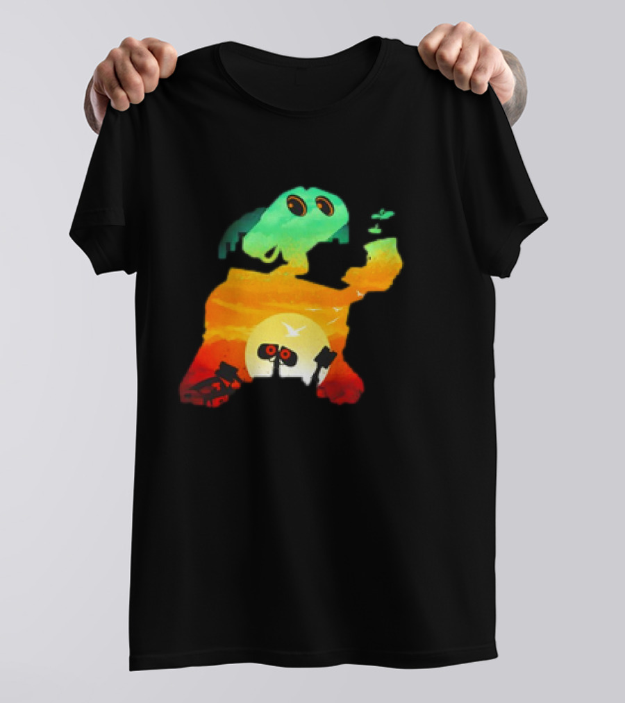 Wall-E Cosmic Recycler Sunset Silhouette T-Shirt
