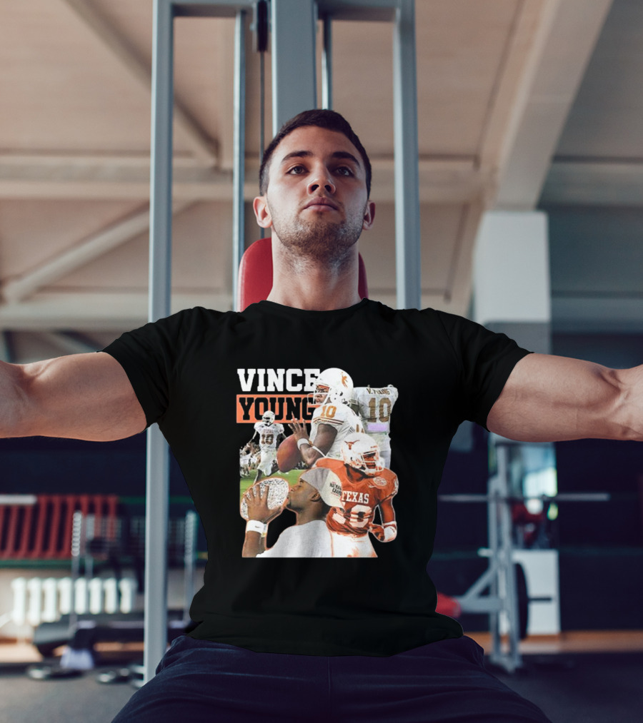 Vince Young Texas Longhorns Football Legend Number 10 T-Shirt
