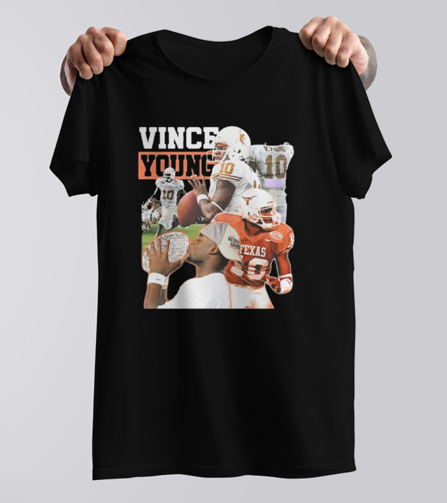 Vince Young Texas Longhorns Football Legend Number 10 T-Shirt