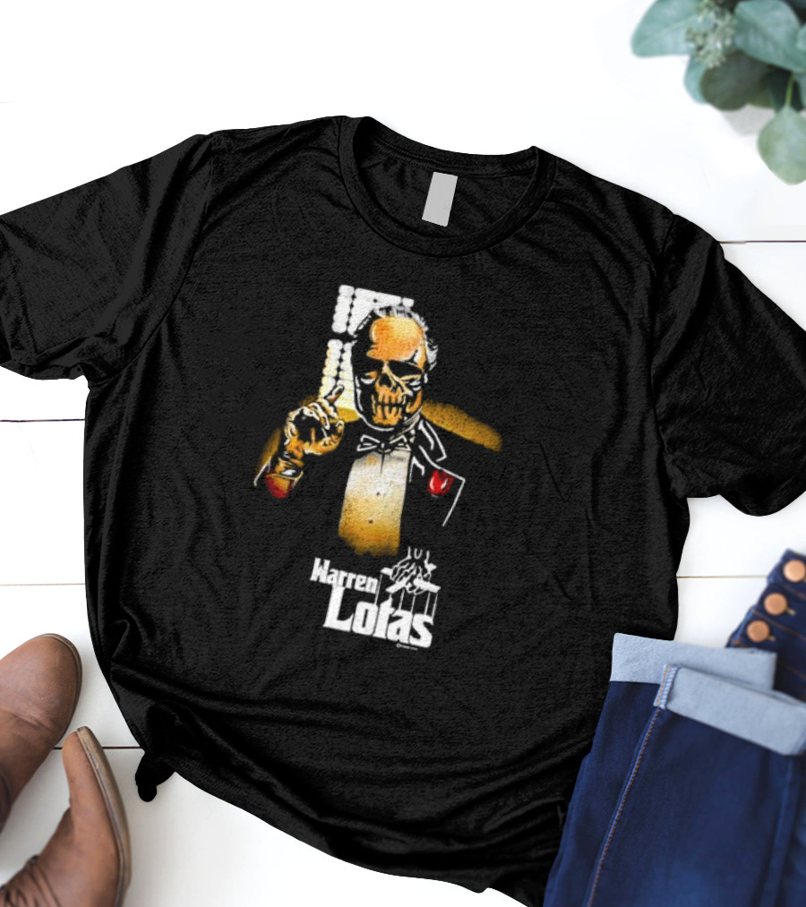 Warren Lotas The Don The Godfather Skeletal Figure Gesture T-Shirt