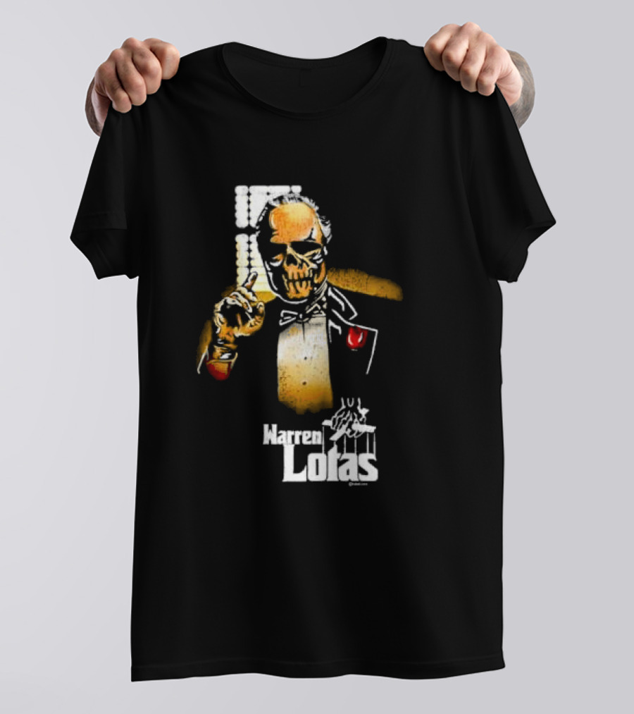 Warren Lotas The Don The Godfather Skeletal Figure Gesture T-Shirt