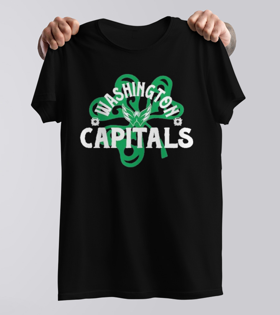 Washington Capitals St. Patrick’s Day Shamrock T-Shirt