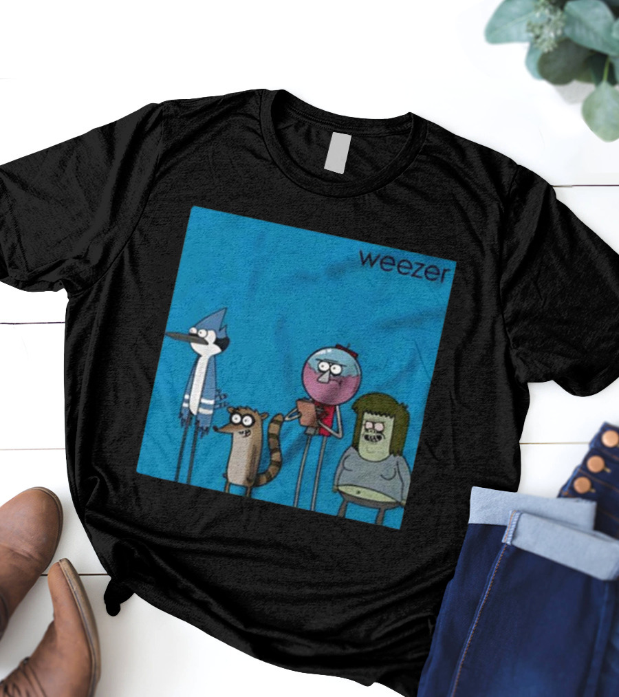 Weezer Mordecai And The Rigbys The Regular Show Vintage T-Shirt