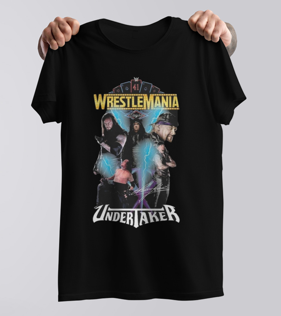 WrestleMania 41 Vegas The Undertaker 2025 T-Shirt
