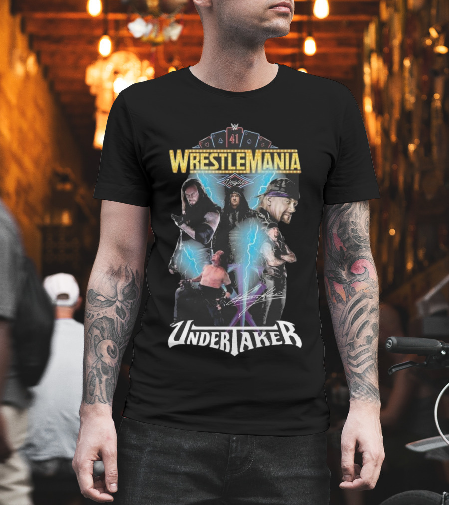 WrestleMania 41 Vegas The Undertaker 2025 T-Shirt