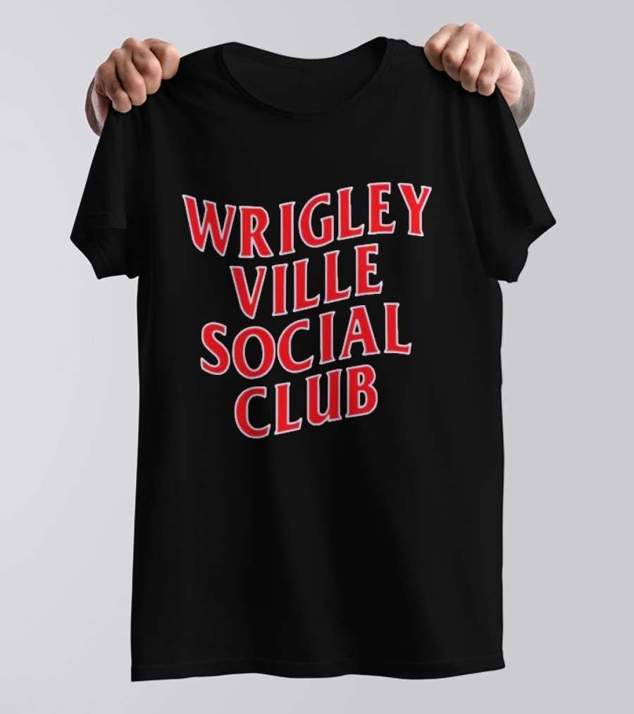 Wrigleyville Social Club Chicago Cubs Baseball T-Shirt
