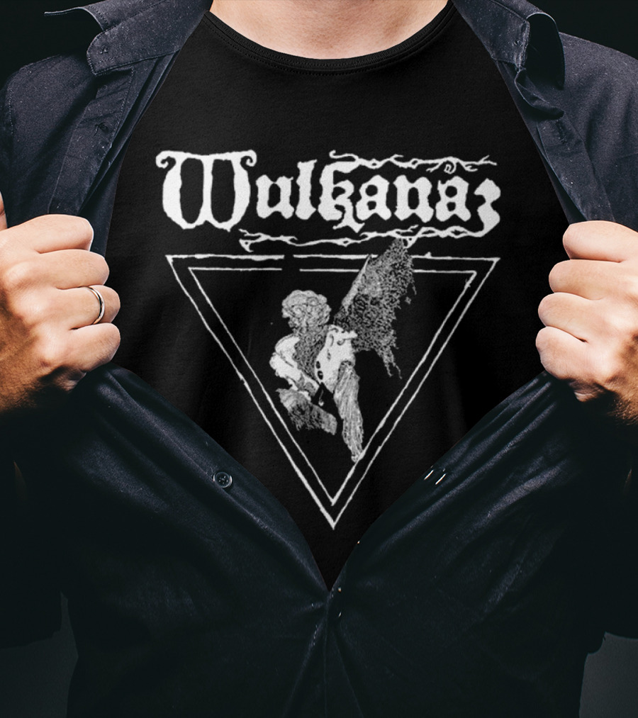 Wulkanaz Angel Triangle Graphic T-Shirt