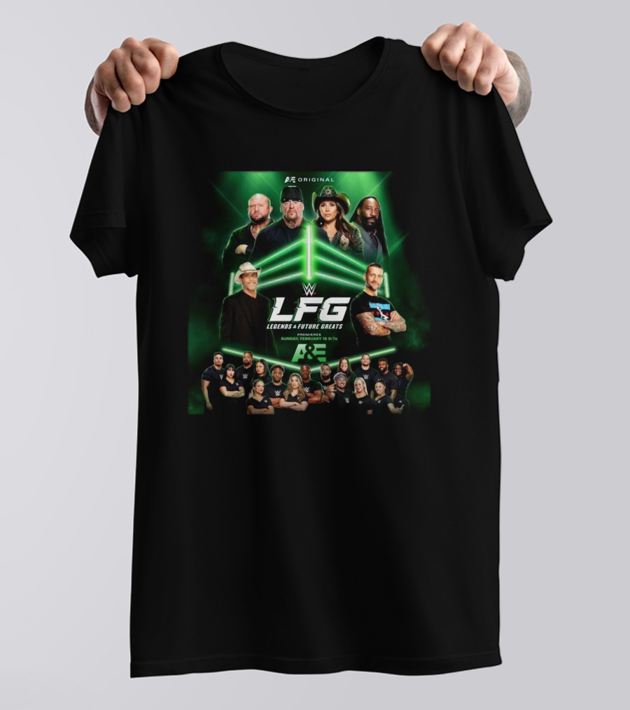 WWE Legends And Future Greats Premieres Sunday February 16 A&E Original T-Shirt