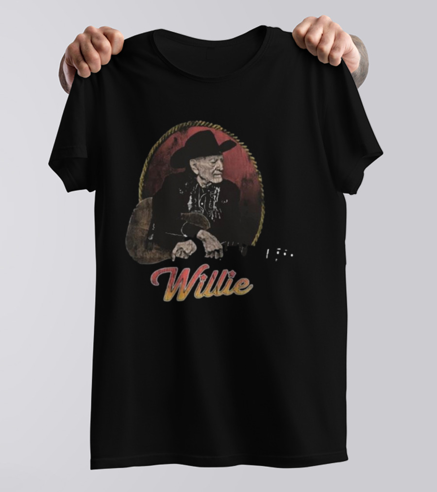 Willie Nelson 2025 Vintage Country Style T-Shirt